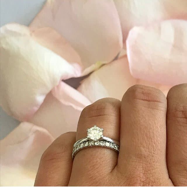Grace 0,70ct tillsammans med Sparkle 13x0,03ct