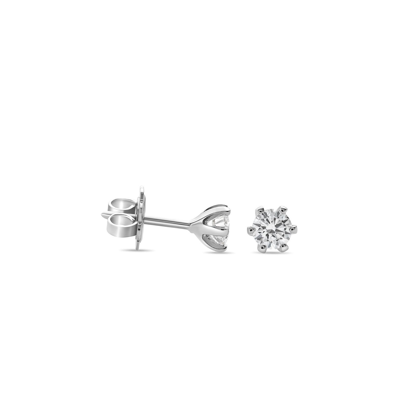 Grace solitaire earrings