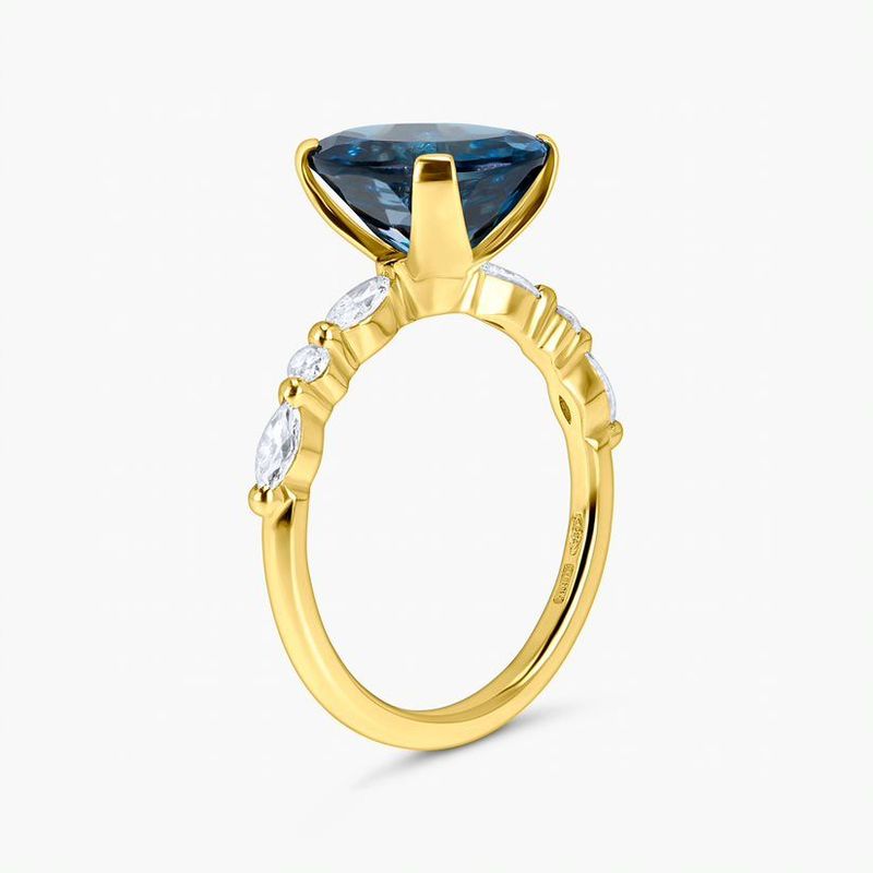 Moonlight london blue topaz