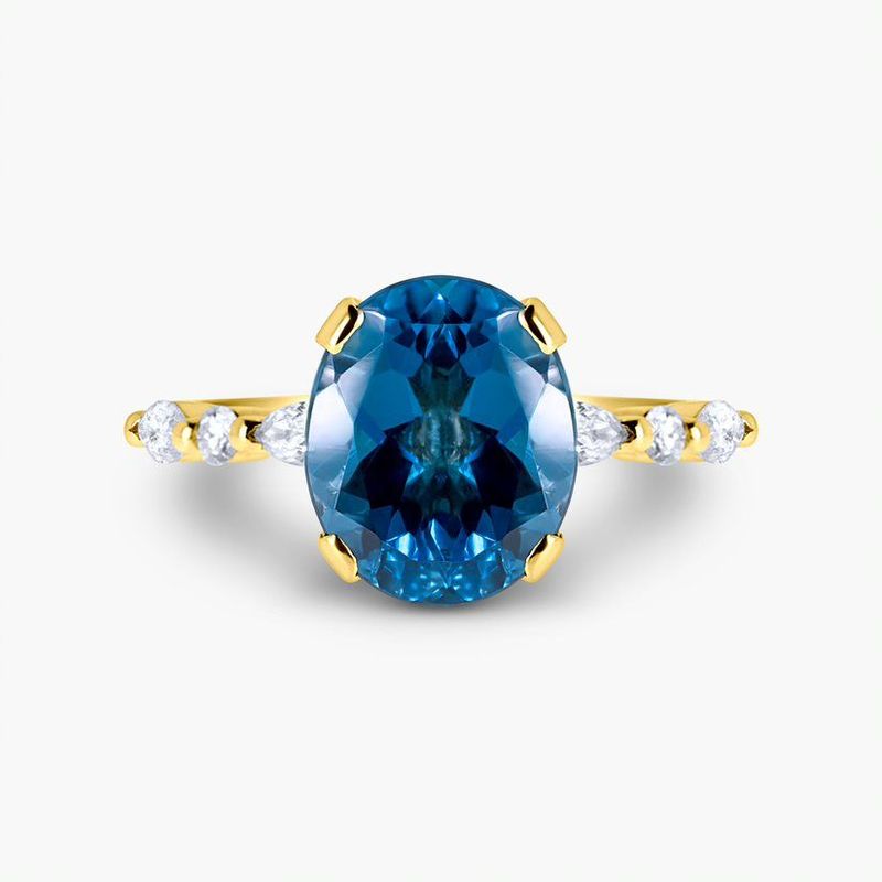 Moonlight london blue topaz