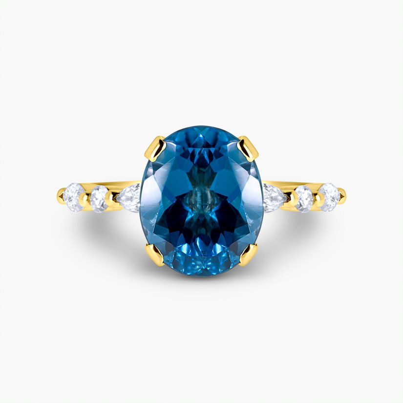 Moonlight london blue topaz