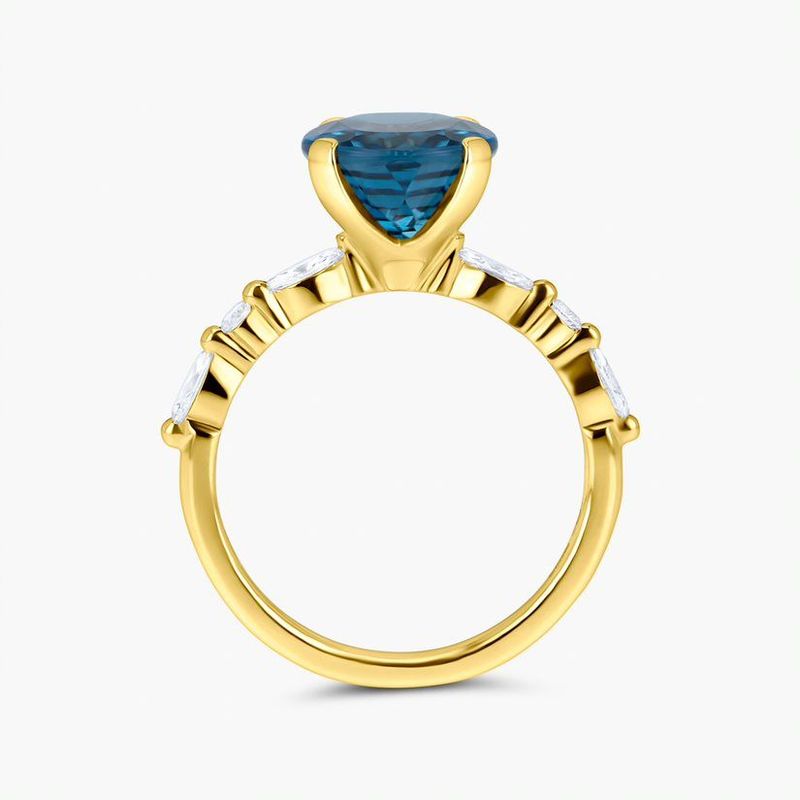 Moonlight london blue topaz