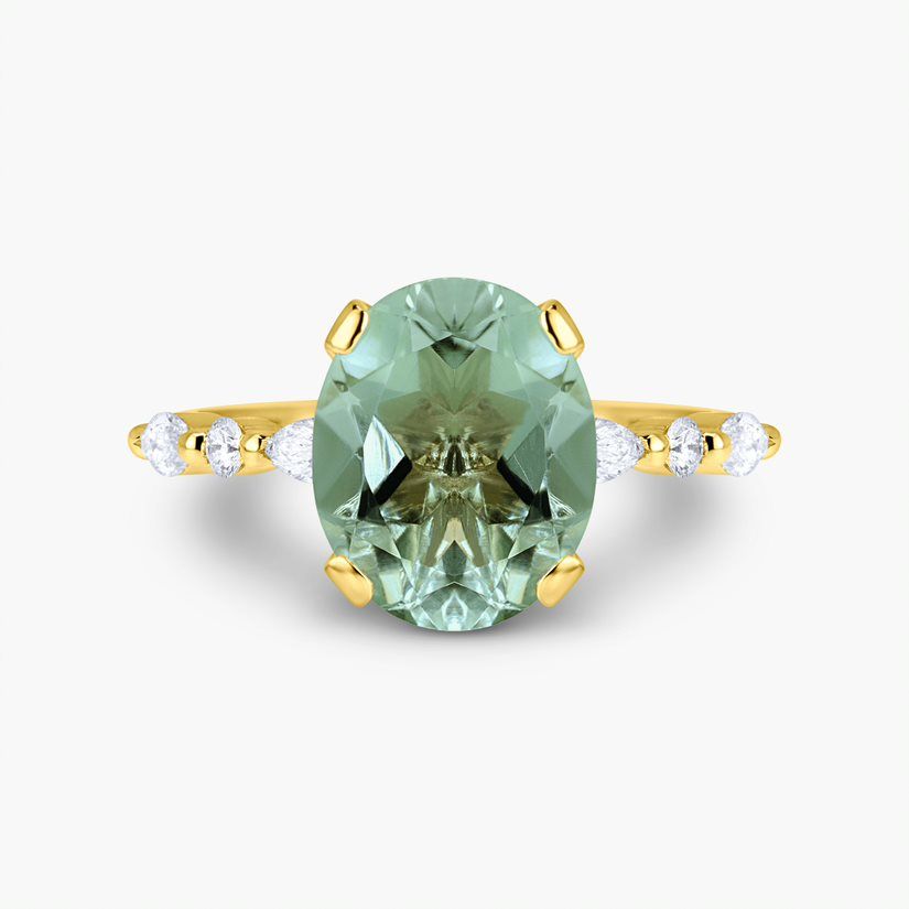 Moonlight prasiolite