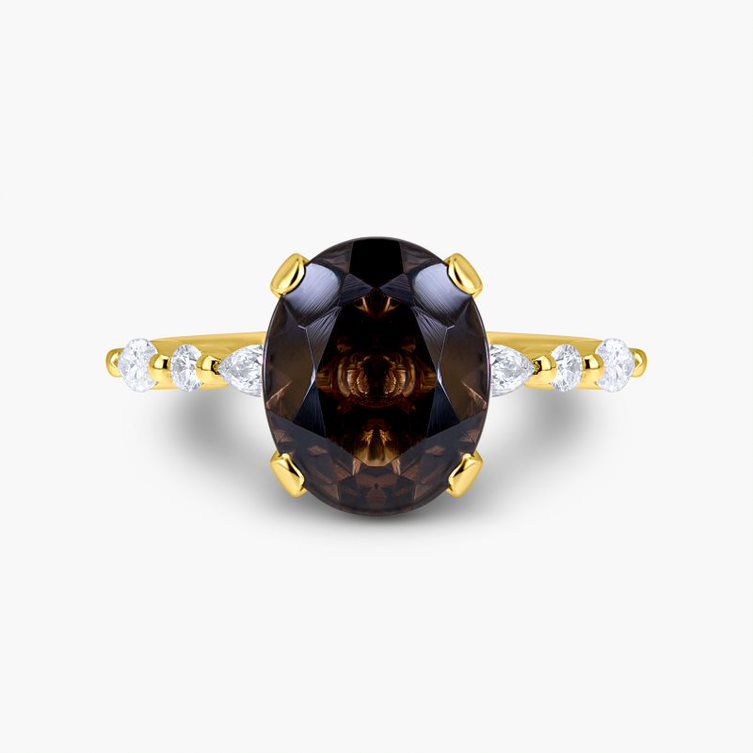 Moonlight smokey quartz