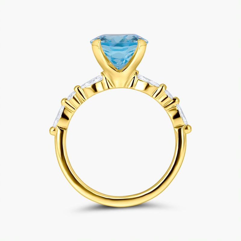 Moonlight sky blue topaz