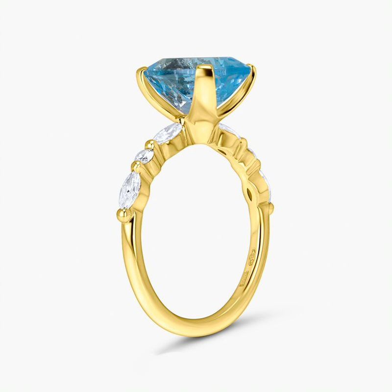Moonlight sky blue topaz