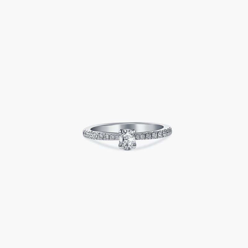 Romance oval sparkle