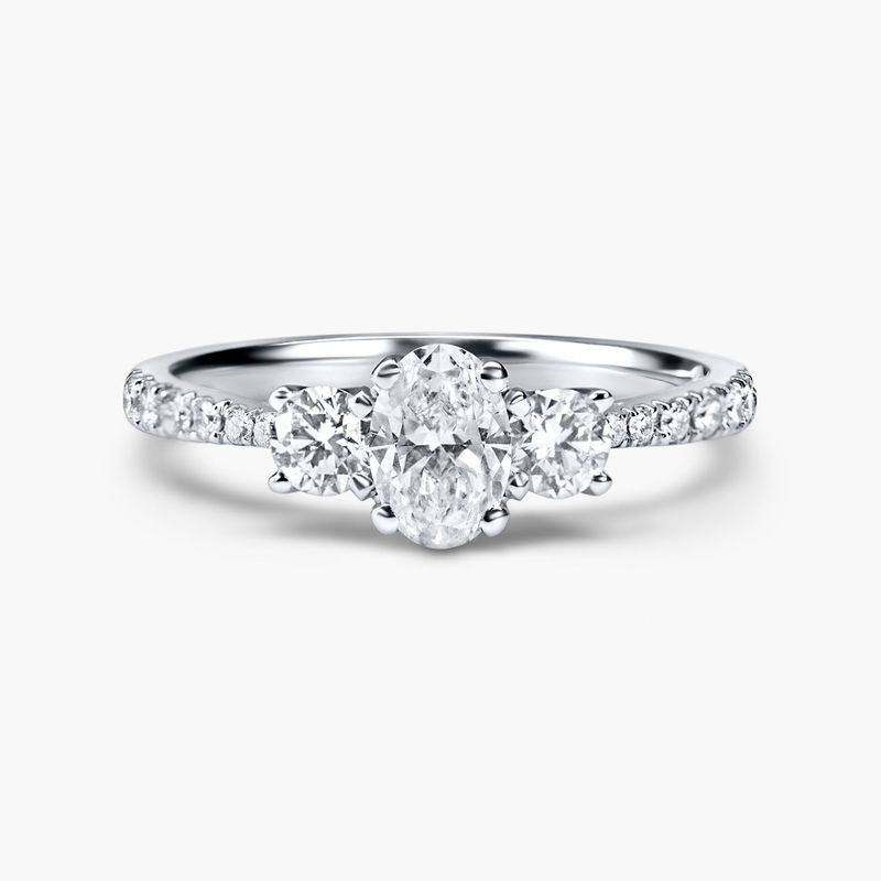 Romance oval trilogy sparkle